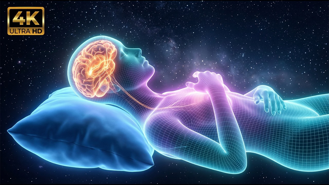 528Hz Healing Sleep Music – 3 Hours Restore & Recharge While You Sleep