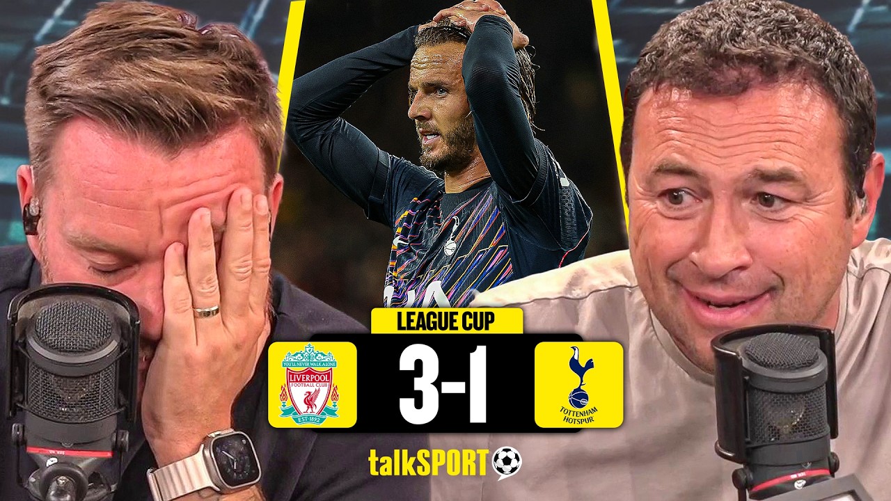 Spurs fans & Jamie O'Hara CLASH with Jason Cundy after Tottenham's Carabao Cup exit!