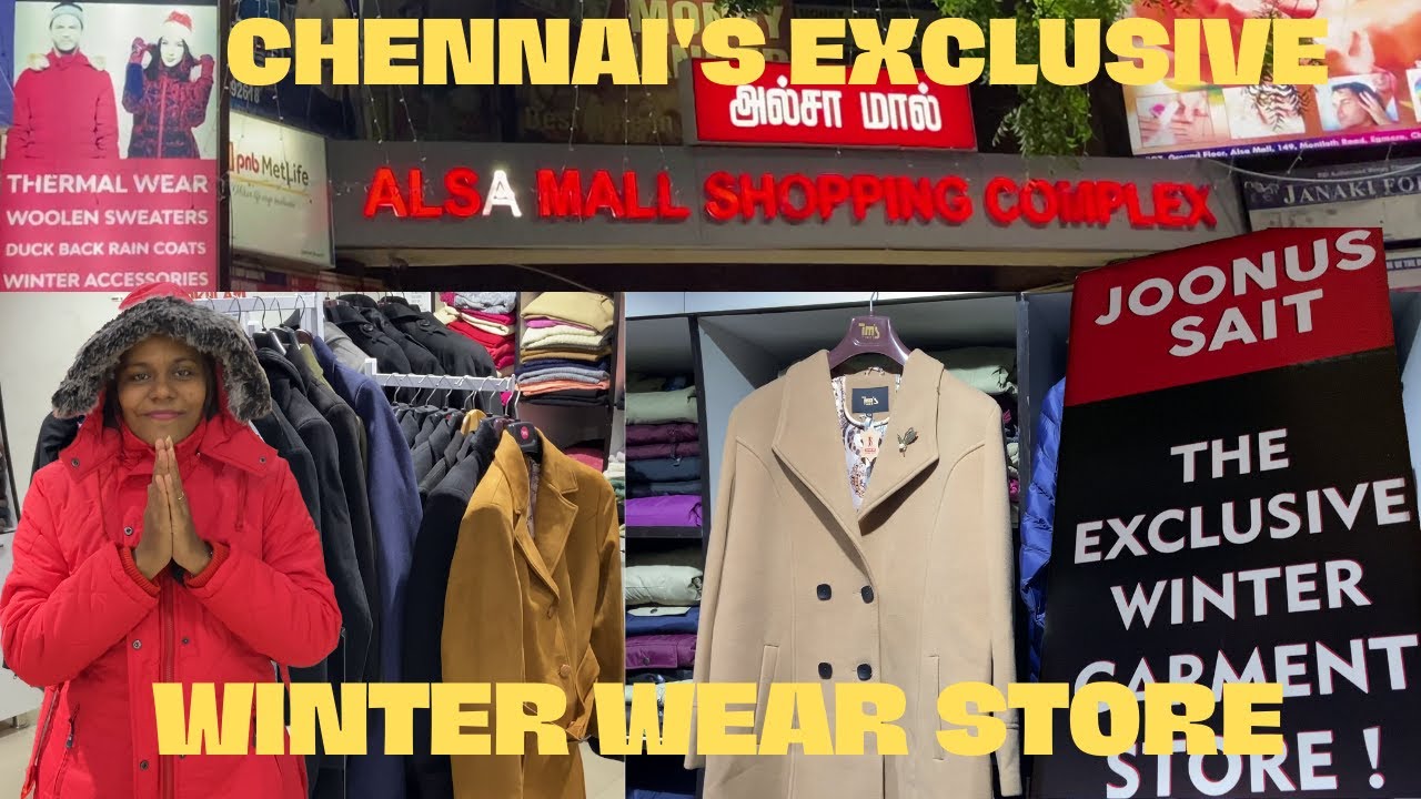 Chennai's Exclusive Winter Wear Store | Joonus Sait Winter Garment store | Egmore.