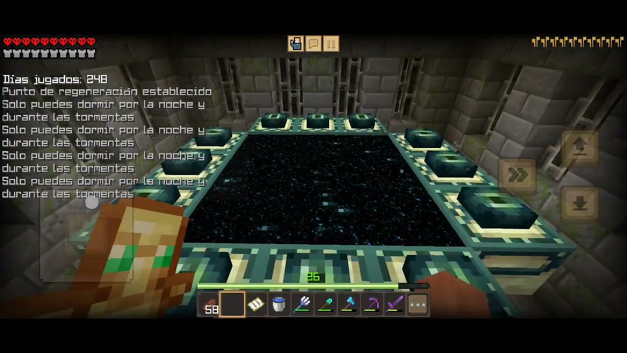 crafting and building gameplay 342. (dia 248). (muerte permanente).