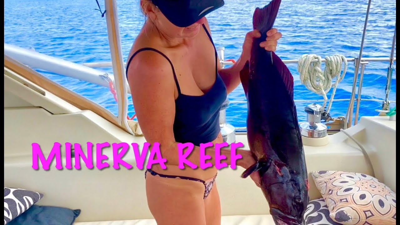 Sailing to the Minerva Reefs, South Pacific Ocean 2023.