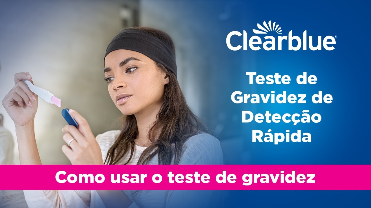 Como usar: Detecção Rápida Clearblue® (somente para o Brasil)