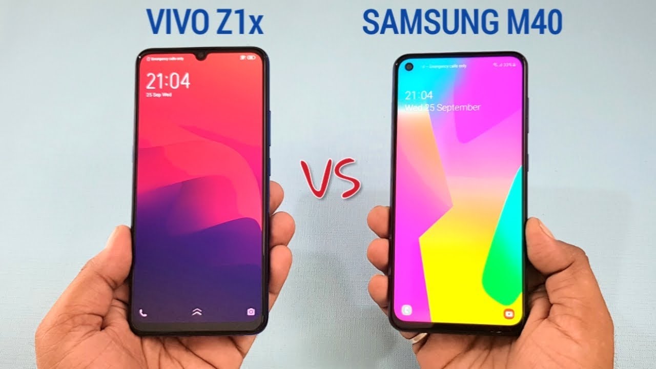 Vivo Z1x vs Samsung Galaxy M40 SpeedTest & Camera Comparison