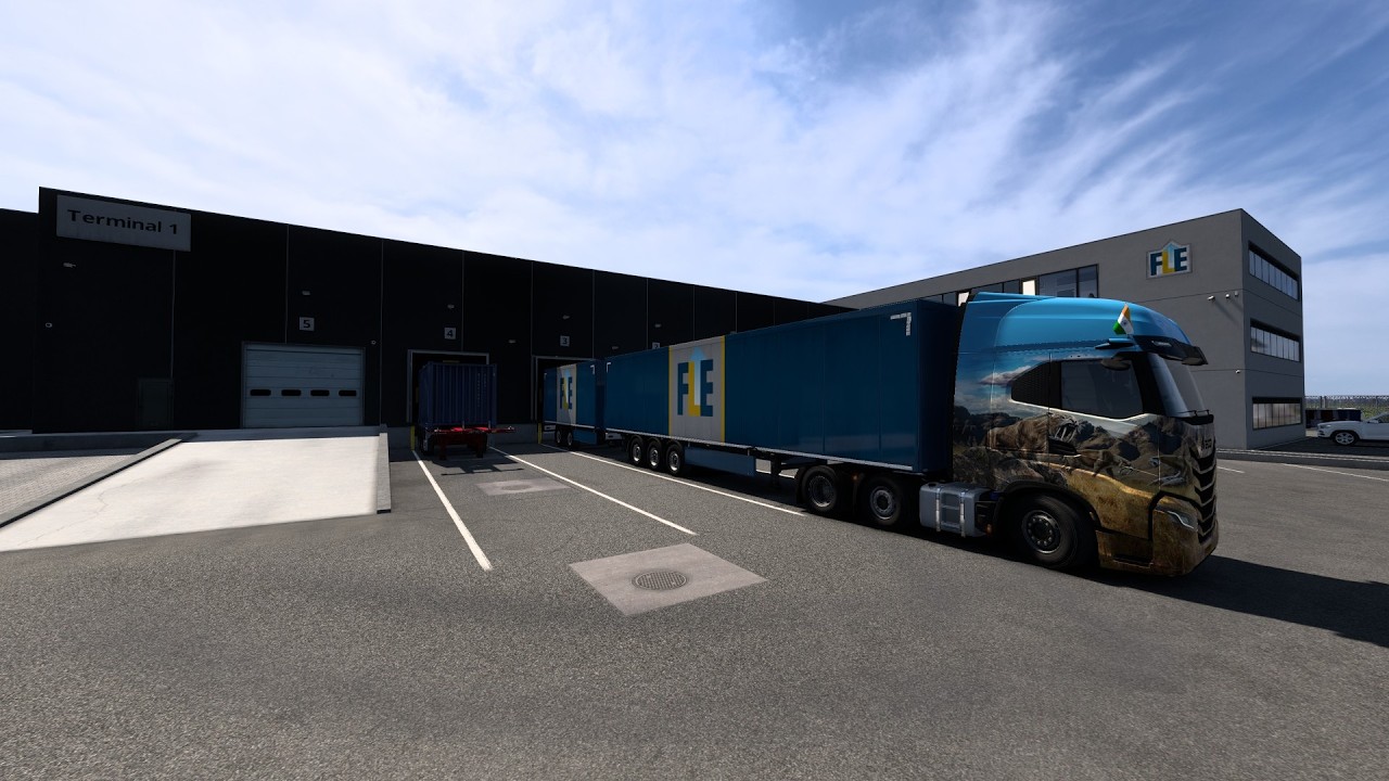 ETS2 - Episode 143 - Tallinn, Estonia to La Rochelle, France Part 6 - Entering Le Mans