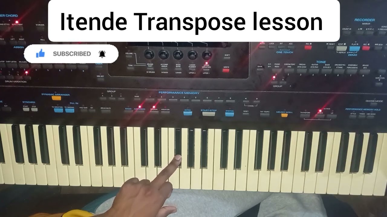 How to Transpose using Roland E96 | Octave button | Keyboards are for sale