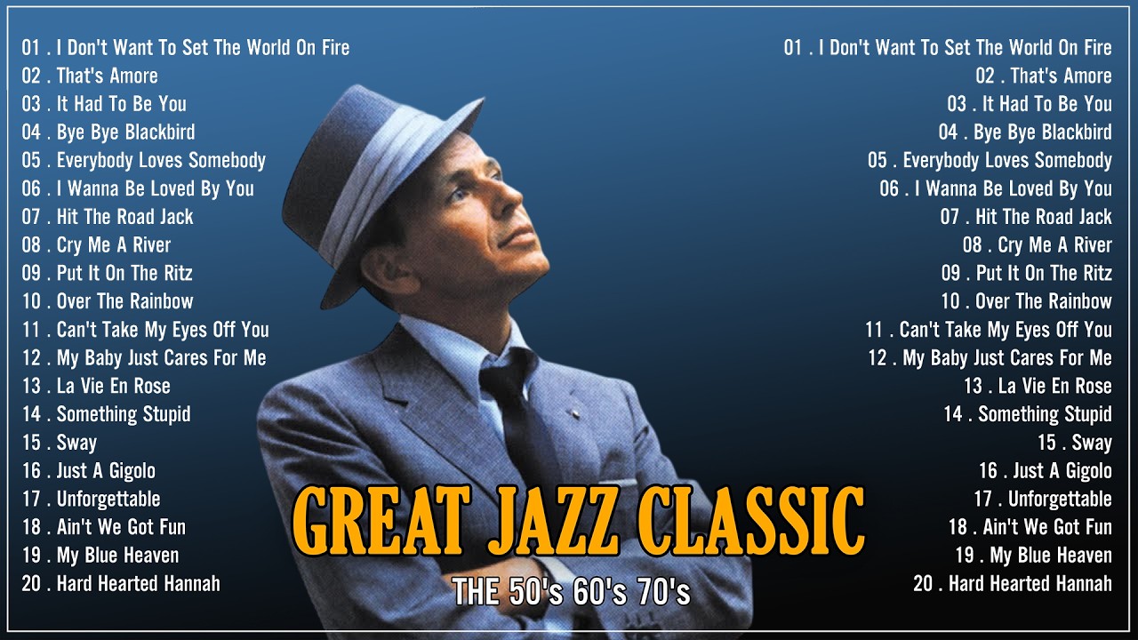Best Old Song Of The 50's 60's 70's : Frank Sinatra, Louis Armstrong | Old Jazz Radio