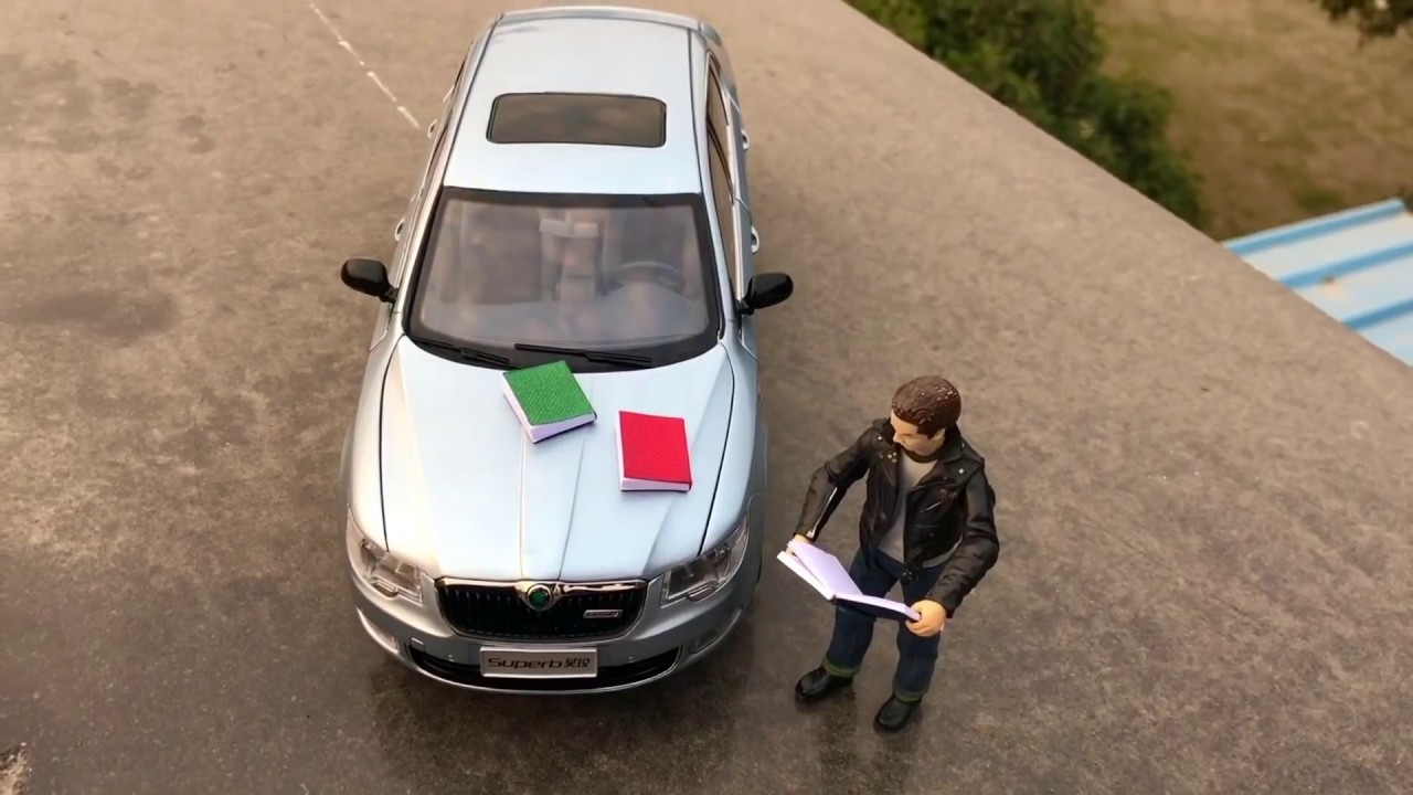 Diecast Unboxing-2012 Škoda Superb (2nd Gen) 1/18 Diecast by Paudi Models Skoda Miniature