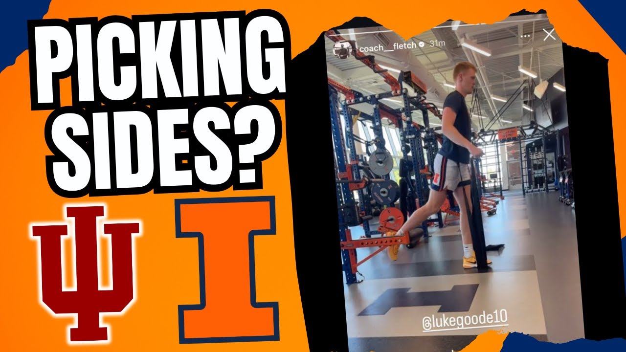 Luke Goode Is In Champaign, Rocking Illinois Gear Ahead Of Indiana Vs. Illinois!