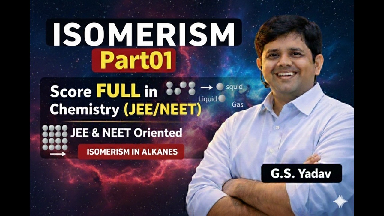 Isomerism -01|| Chapterwise Isomerism || Isomerism in Alkanes || In Alkenes|| PYQS