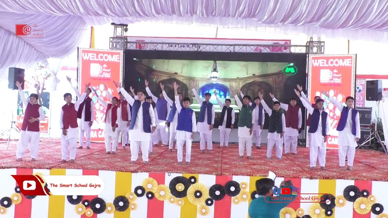 Punjabi Dance by 6th and 7th Smart Boys to Exhibit Punjabi Culture II The Smart School Gojra