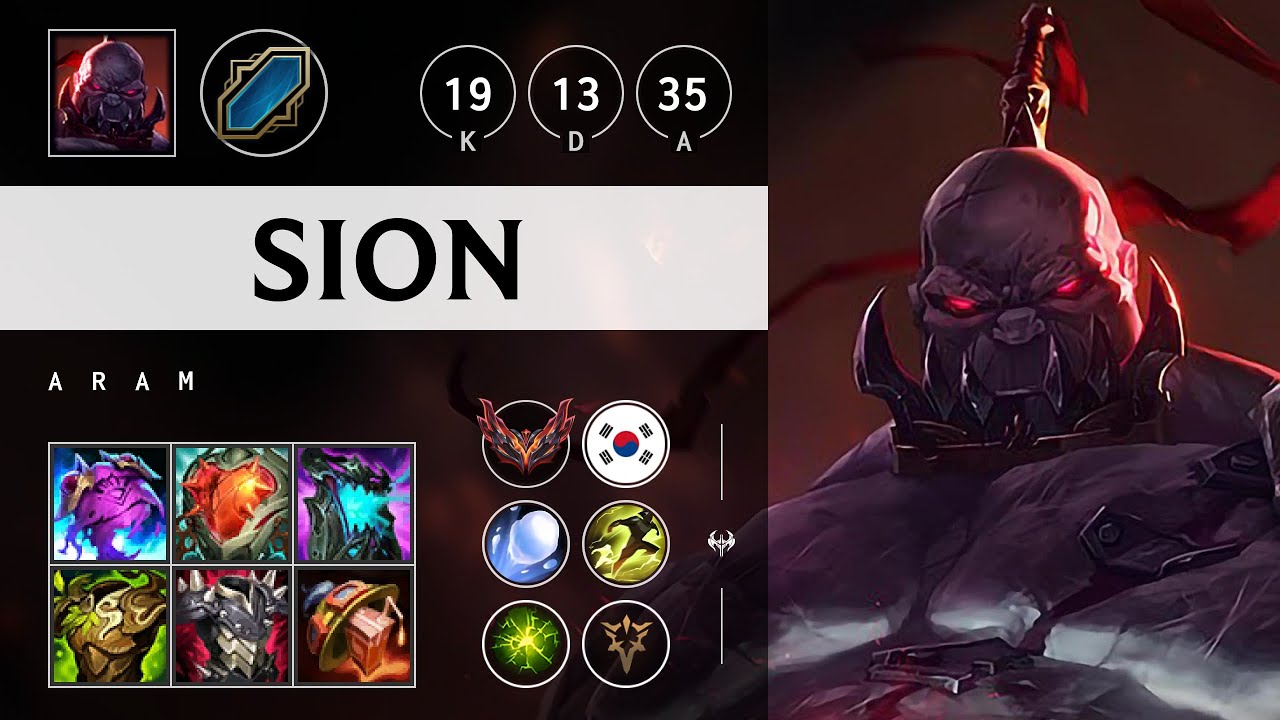 Sion ARAM - KR Grandmaster Patch 25.17