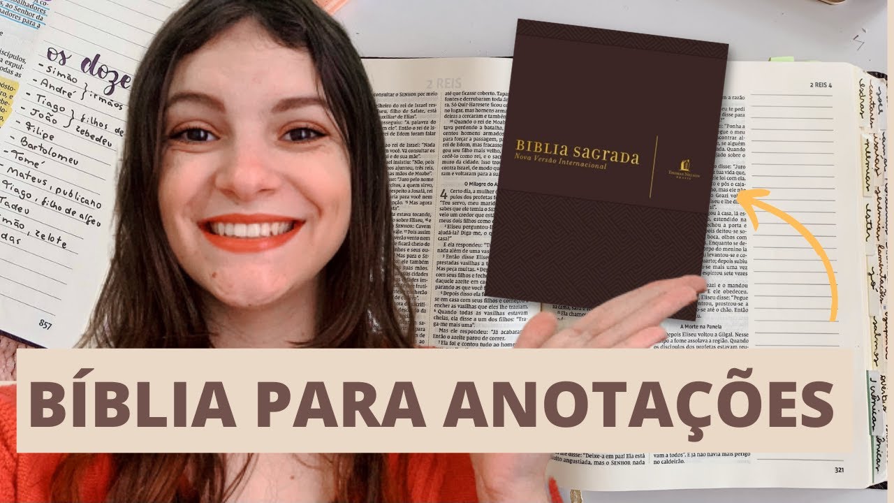 TUDO SOBRE MINHA BÍBLIA DE ANOTAÇÕES | Review Sua Bíblia -  Thomas Nelson Brasil