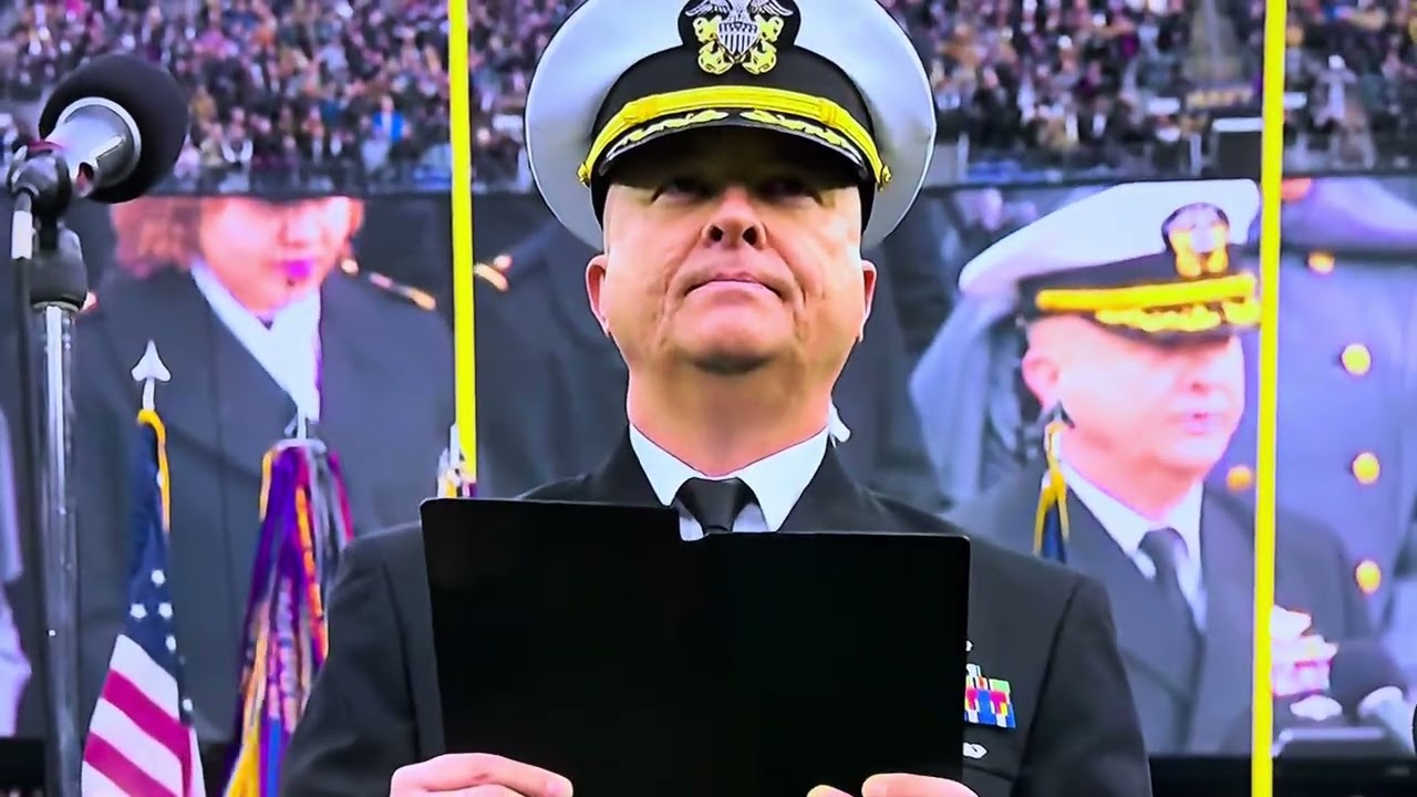 PRAYER & NATIONAL ANTHEM ARMY-NAVY GAME 2025 