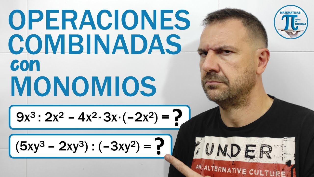 OPERACIONES COMBINADAS con MONOMIOS 🐵 Sumas, restas, multiplicación y división de monomios 🤗