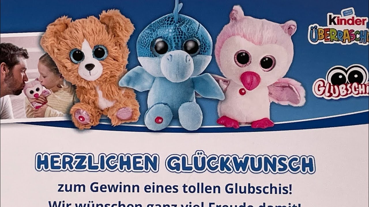 Kinder Überraschung Glubschi gewonnen