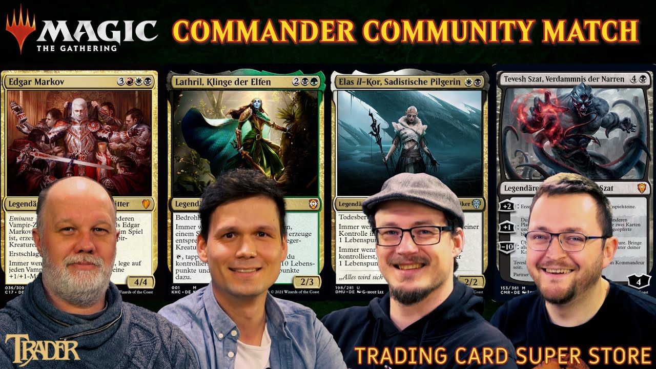 MTG Commander Gameplay 117 | Magic the Gathering deutsch | Trader Event Multiplayer Deck Match 2023