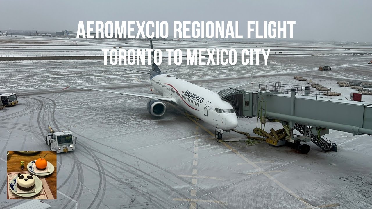Aeromexico Flight Experience, Toronto to Mexico City