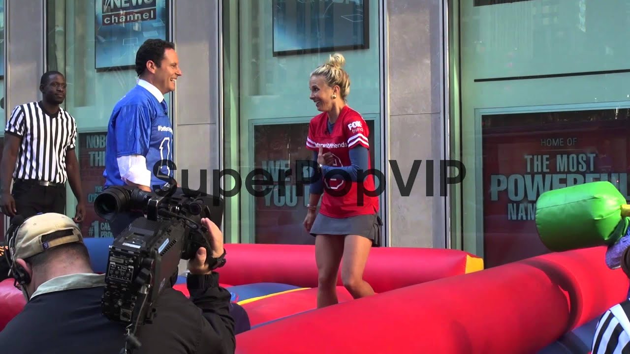 Brian Kilmeade and Elisabeth Hasselbeck at the 'Fox and F...