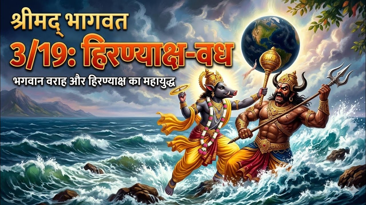 श्रीमद्भागवत 3 / 19 हिरण्याक्ष वध