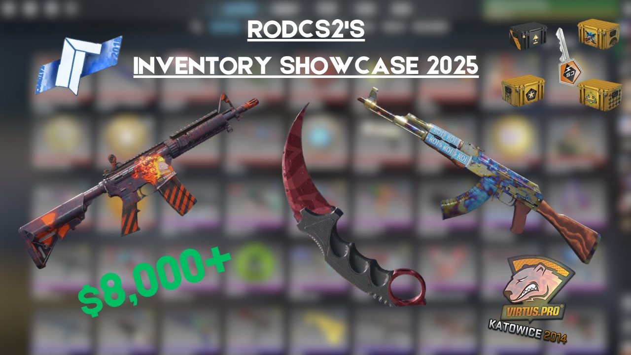 RodCs2's Inventory Showcase 2025, $8,000+