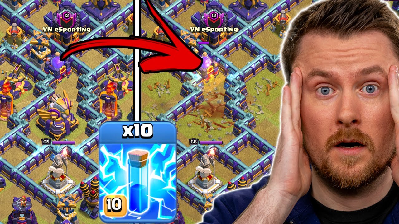 10 BLITZZAUBER Taktik im PRO MATCH | Clash of Clans