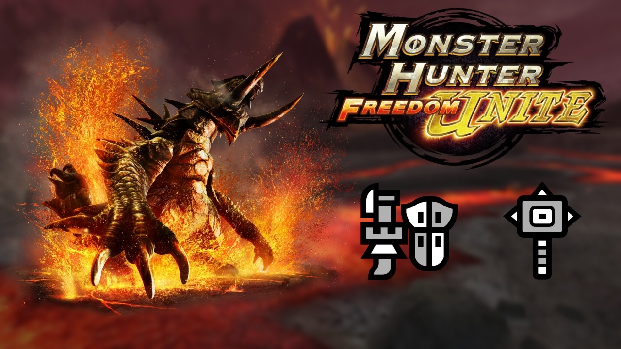 Gunlance/Hammer | Monster Hunter Freedom Unite Gameplay | Online