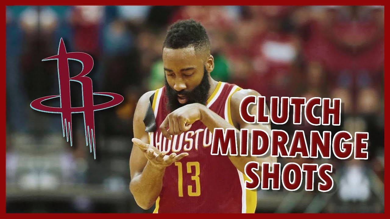 James Harden CLUTCH MIDRANGE shots with the Rockets!