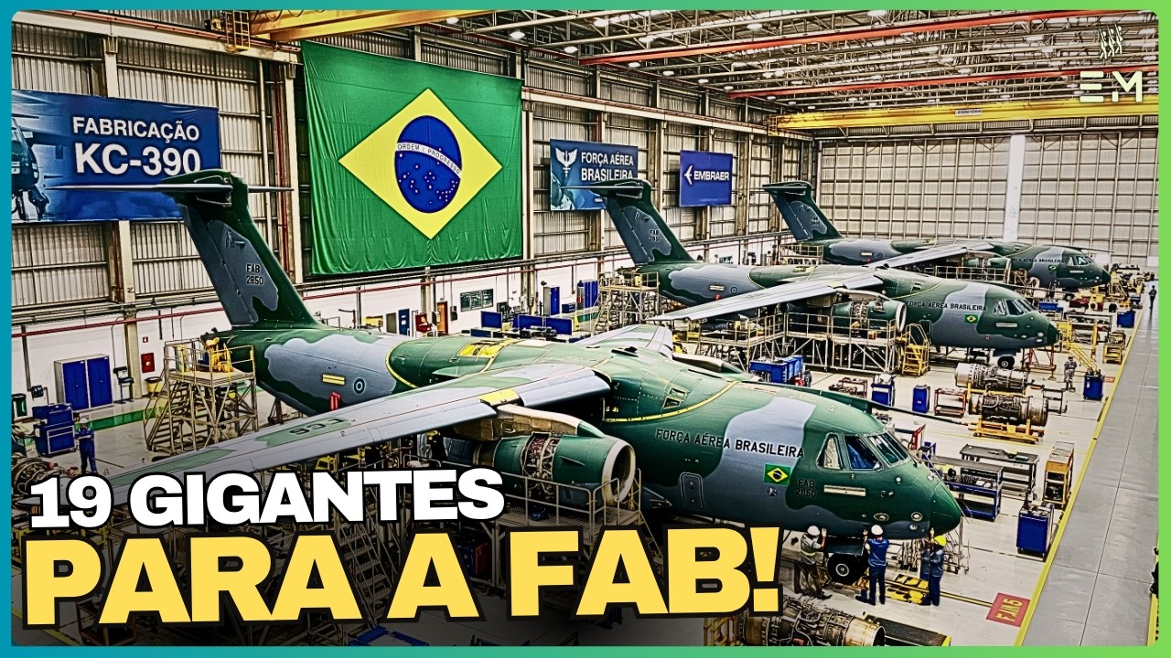 Brasil Vai Acelerar a Produ&ccedil;&atilde;o e Suporte do KC-390? 19 Unidades S&oacute; Para o Brasil!