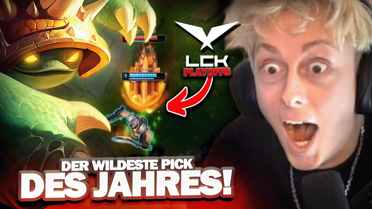 First time RAMMUS SUP um den LETZTEN WORLDS SPOT?!? - T1 vs DK | Cast Highlight