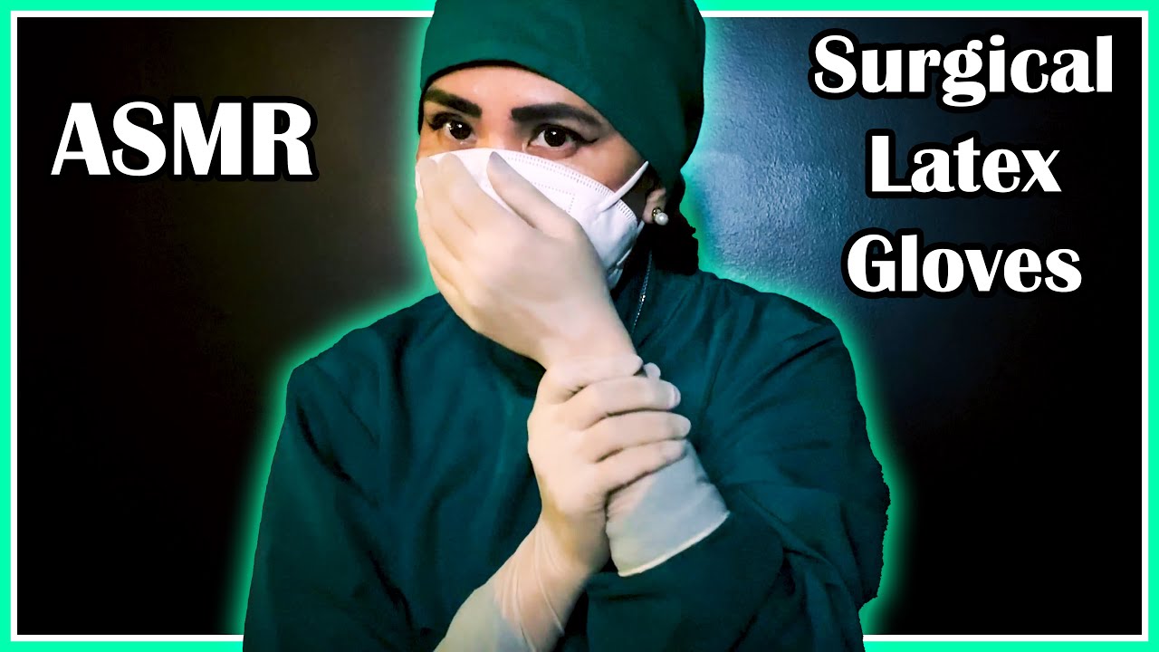 ASMR | Long Surgical Latex Gloves