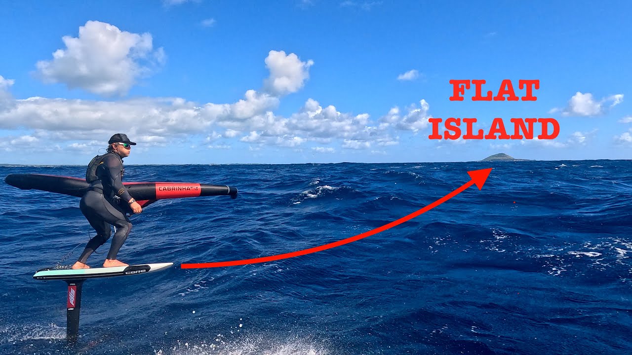 Кайт и винг путешествие к Flat island /субтитры/