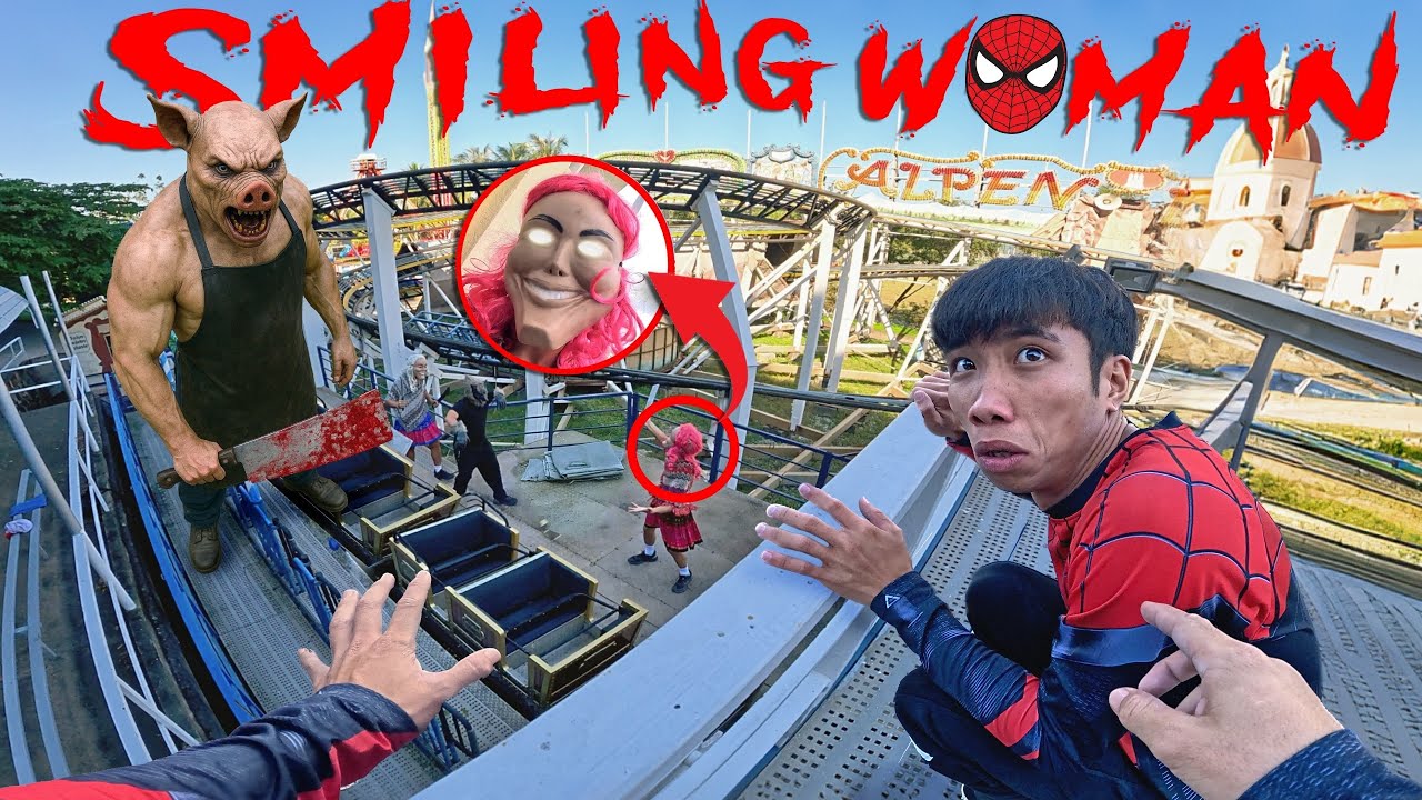 ESCAPING SMILING WOMAN 53.0 | Parkour Pov Horror Film| By B2F Viet Nam