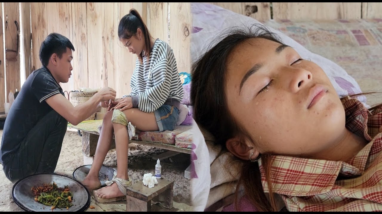 Building a bamboo house in 2024 - chiseling process - assembling bamboo house - labor accident
