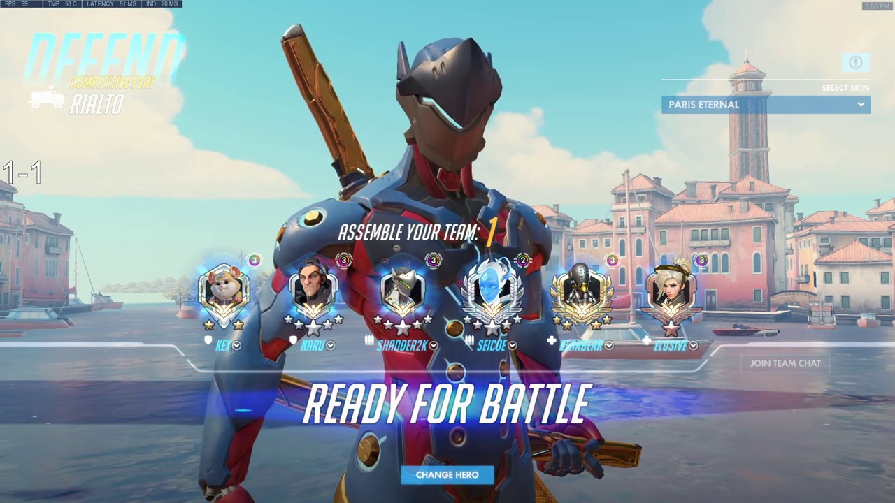 Overwatch Rank 1 Genji Pro Shadder2k Playing Against Mccree God Asking