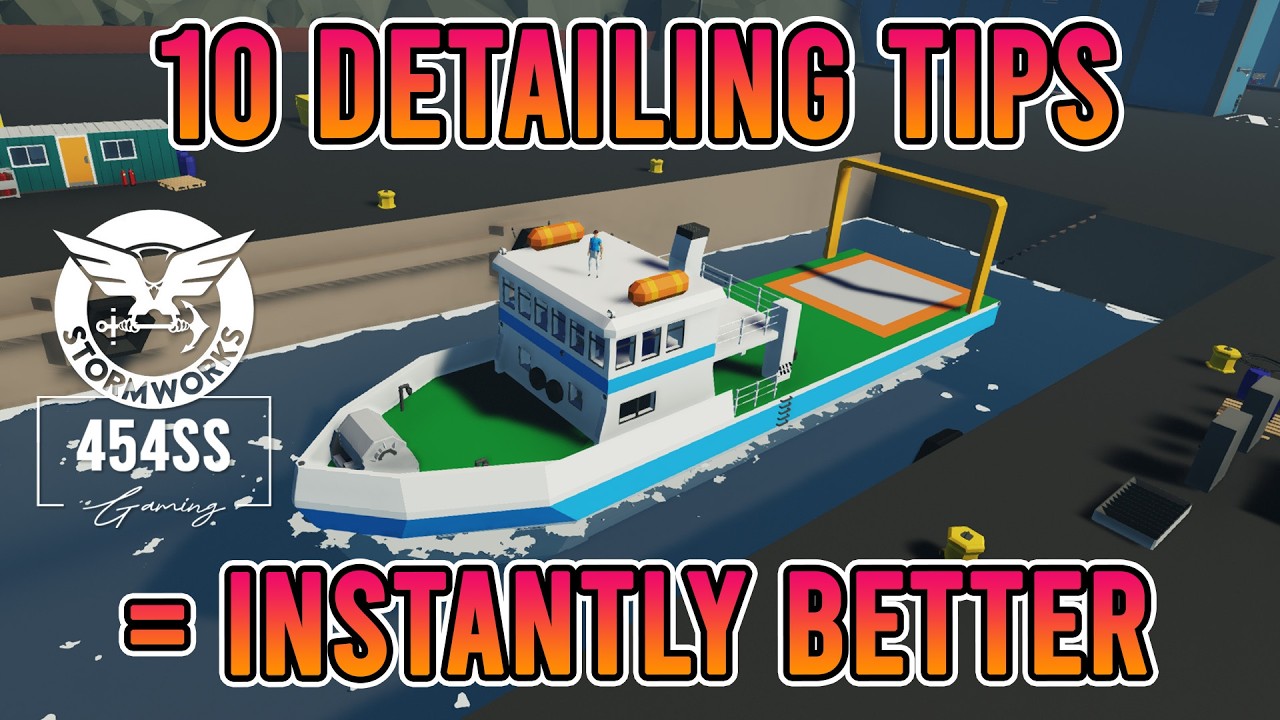 10 Detailing Tricks That Instantly Improve Your Stormworks Builds!