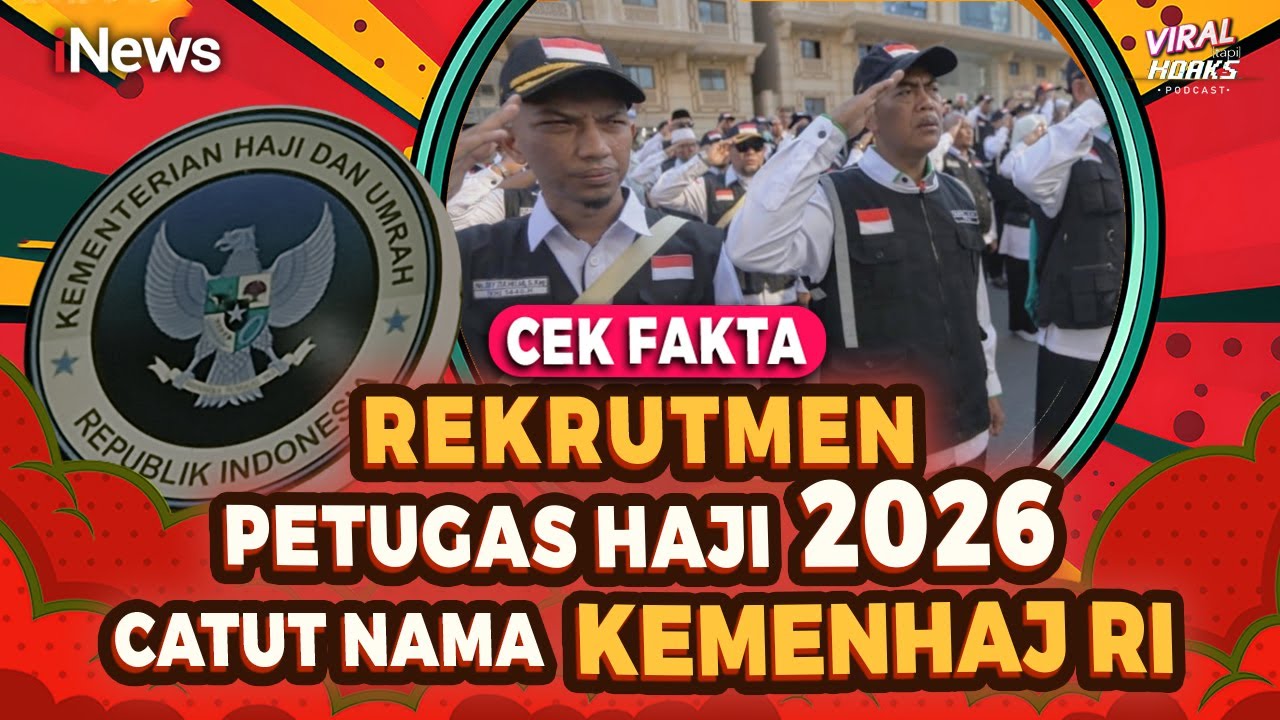 Rekrutmen Petugas Haji 2026 Catut Nama Kemenhaj RI? Cek Faktanya | Viral tapi Hoaks