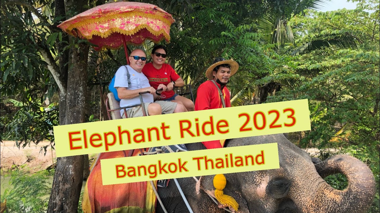 Damnoen Saduak Elephant Village, Bangkok - Our Elephant Ride Experience 2023