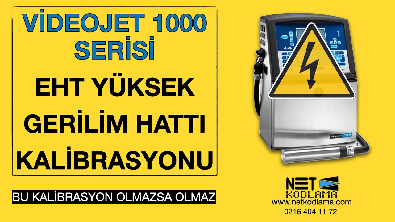 Videojet Eht kalibrasyonu nasıl yapılır? Daha fazlası için 0216 404 11 72 hemen ara!