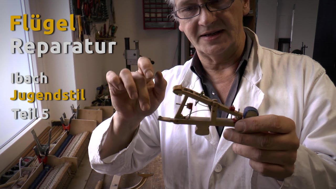 Flügel Reparatur Ibach Jugendstil - Teil 5 - Hebeglieder