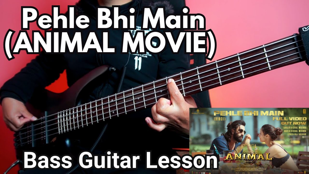 Animal - Pehle Bhi Main Bass Guitar Lesson | Nepali Bass Guitar Lesson