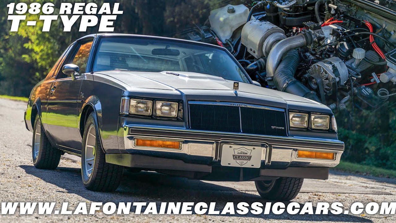 Buick Regal T-Type 1986 года, не восстановленный!
