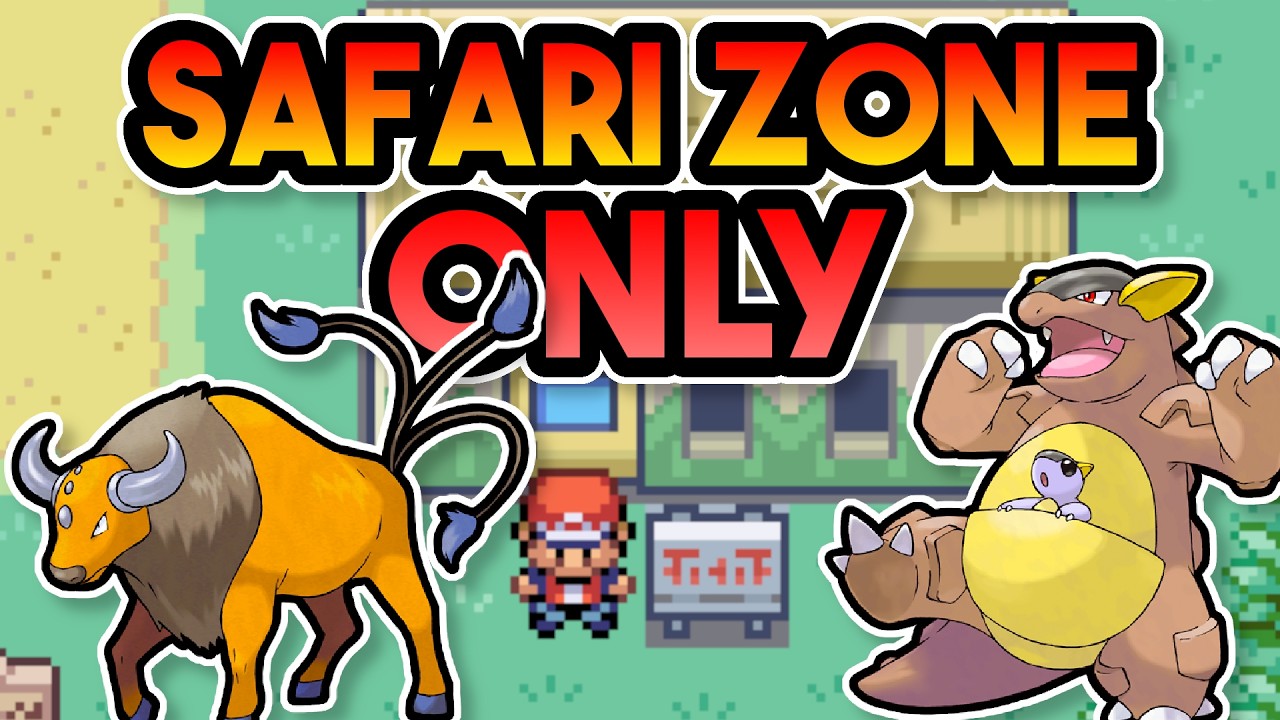 Can I Beat Pokemon Fire Red with ONLY Safari Zone Pokemon