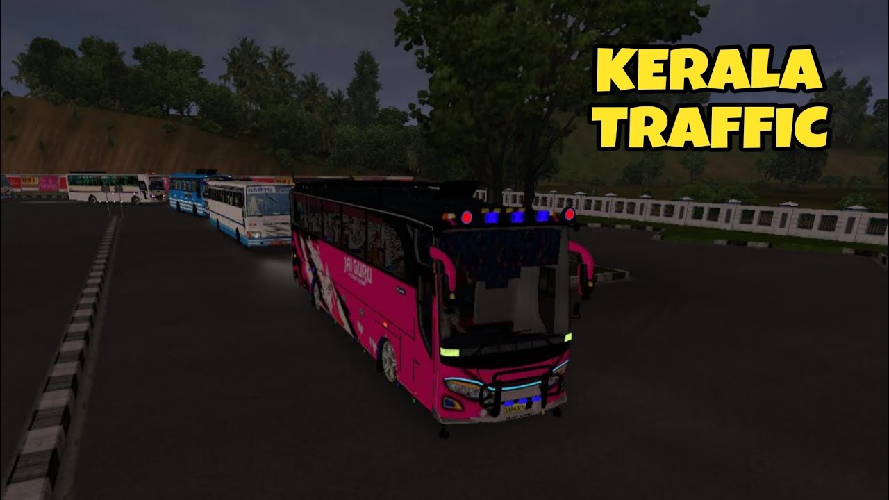 Bus Simulator Indonesia Gameplay With Kerala Traffic Mod | Malayalam
