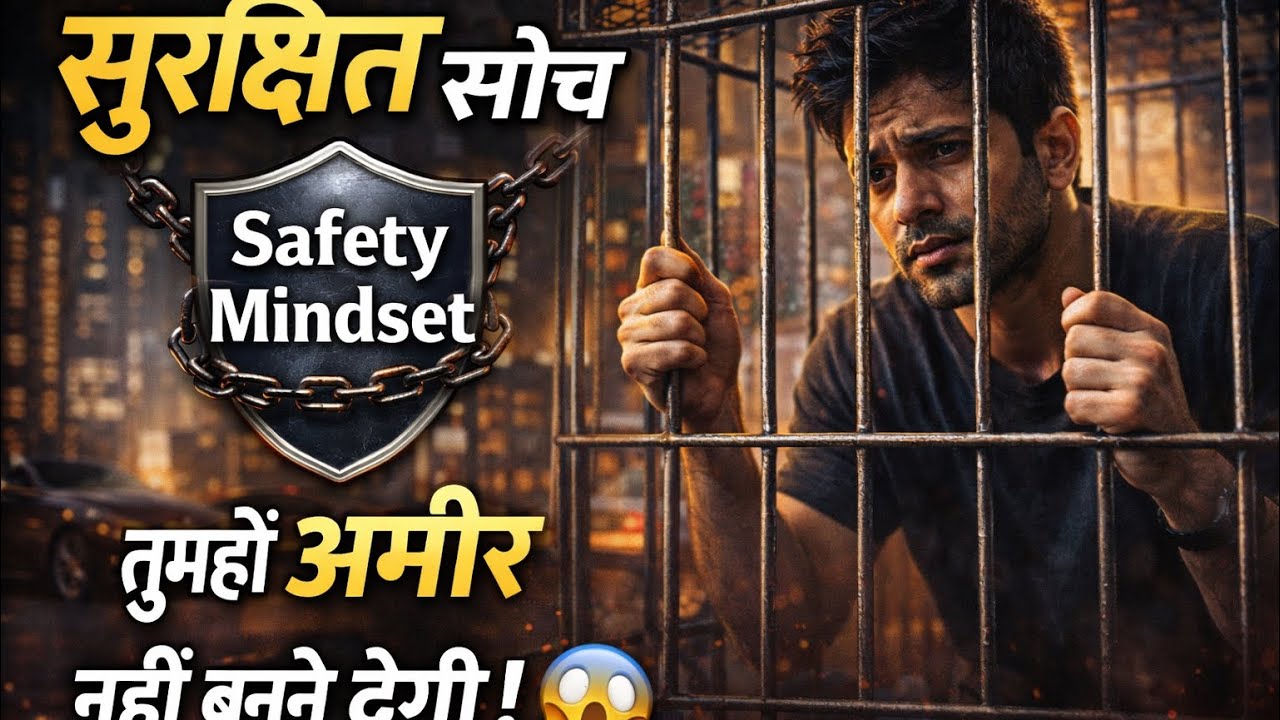 ज़्यादा सुरक्षित बनने की सोच तुम्हें अमीर नहीं बनने देगी! 😱 | Safety Mindset | Money & Mind Part 5 |