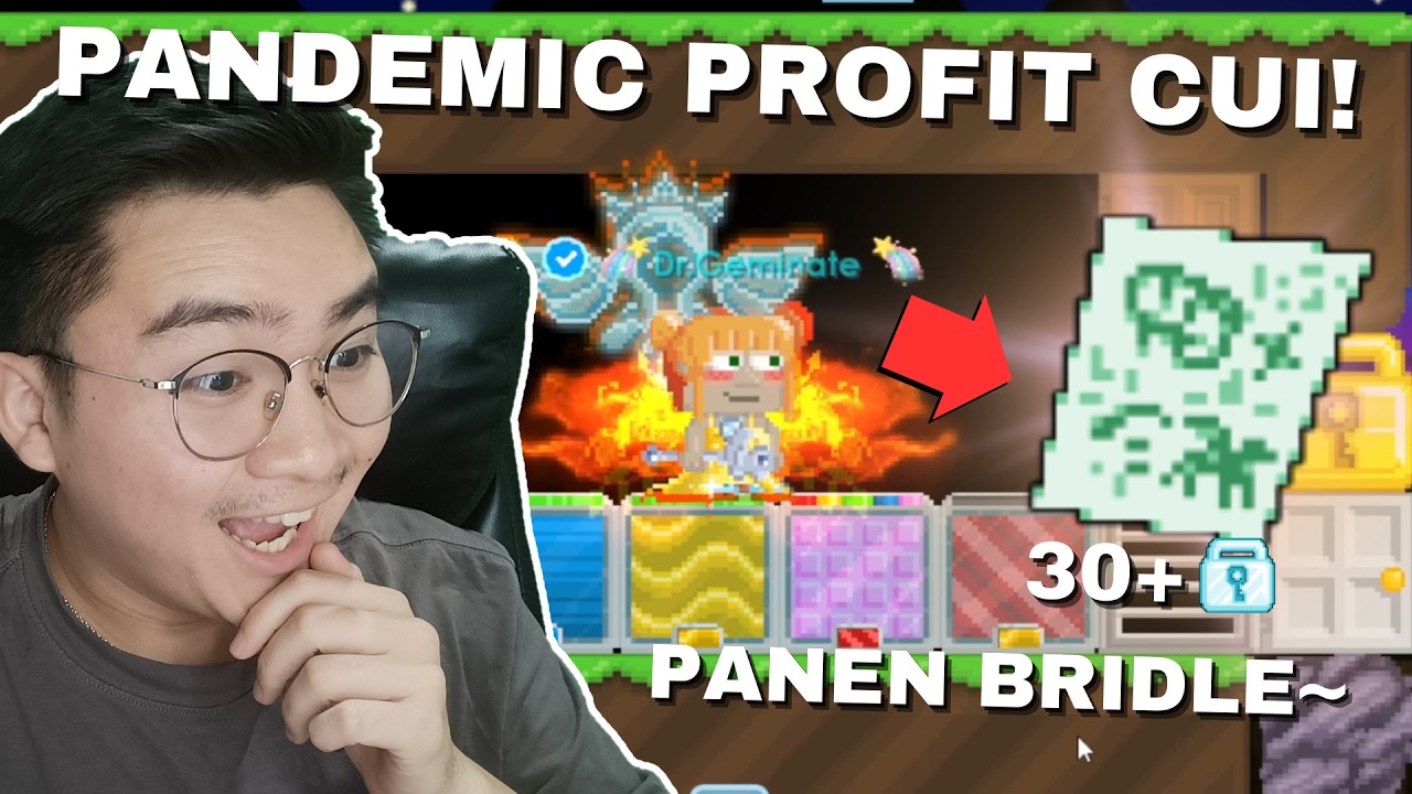 PANDEMIC PANEN BRIDLE DESIGN!! Profitan Cuy~~ | Growtopia Profit 2026
