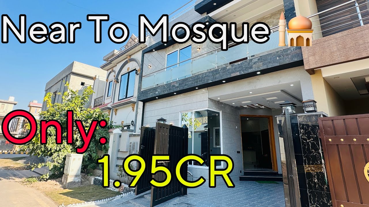 5’Marla House Near Mosque 🕌 85 Feet Road k Opposite side -ParkView City Lahore -Platinum Block