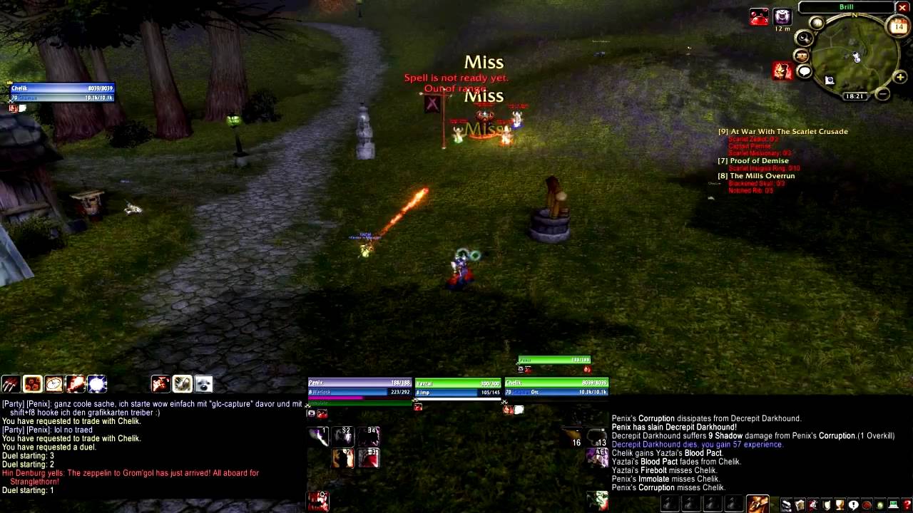 WoW Krag'jin Duel: Warlock vs Shaman