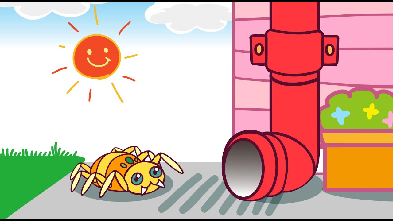 Itsy Bitsy Spider（歌付き英語童謡）