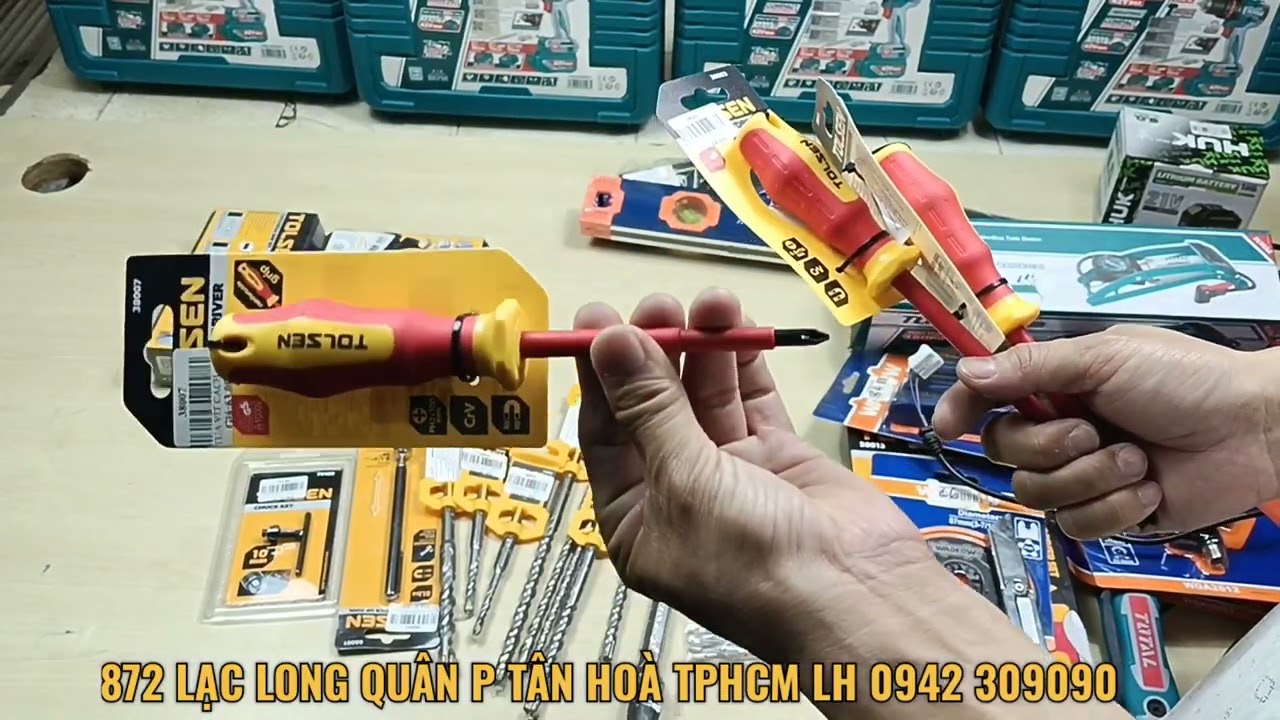 Hàng mới G8, Đồ nghề Tolsen, khuyến mãi Wadfow, Total 