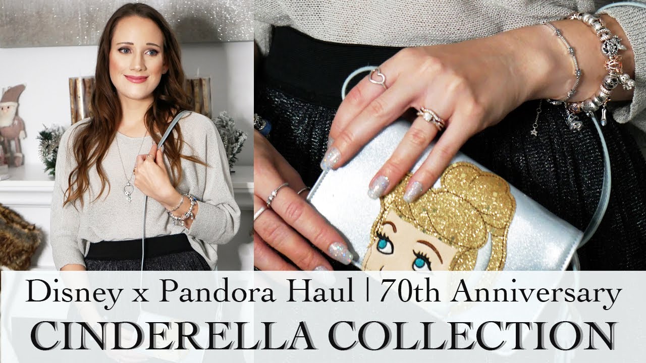 Disney x Pandora Cinderella 70th Anniversary Collection Haul | Pandora Bracelet Charms Disney Style